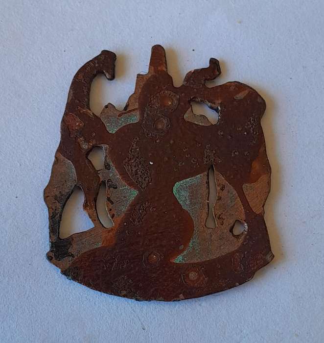 Rare Vintage Rhodesian "Wankie" Metal Badge.
