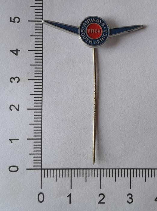 Vintage South African Airways Trek Badge.