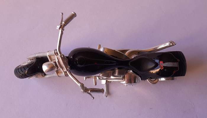 Vintage Maisto Die-Cast Custom Chopper.  13cm