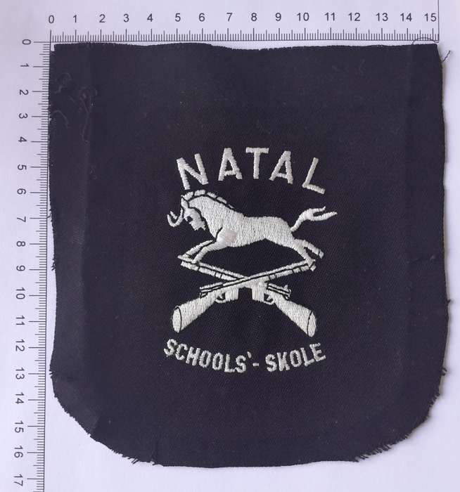 Vintage Natal Schools Shooting Blazer Badge.