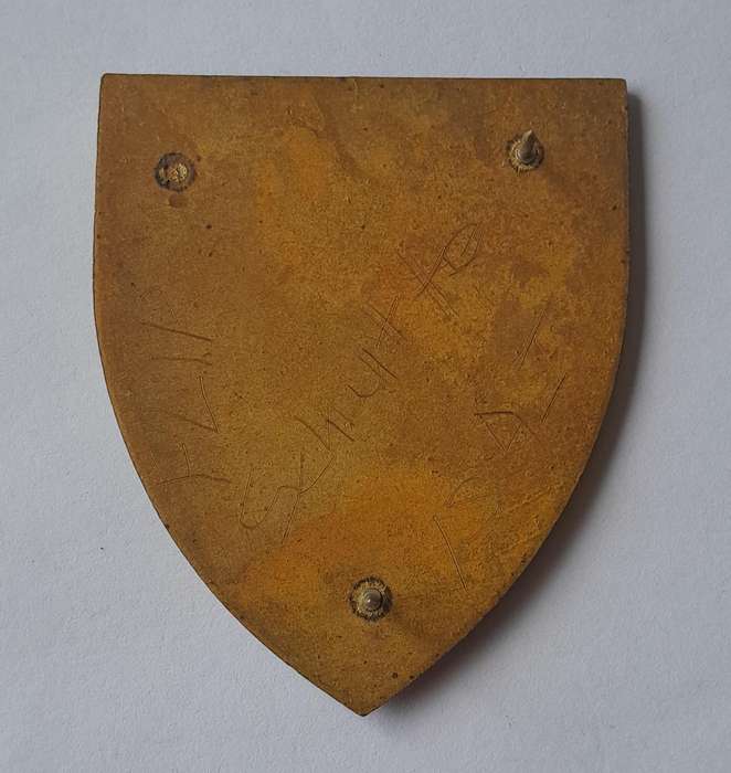 SADF 1 SAI (South African Infantry) Shoulder Flash (Type 1).  2 Pins Intact.