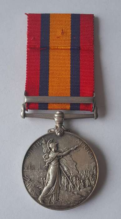 Boer War QSA Medal to 2959, Pte. W.G. Hawtry, Duke of Edinburgh's Own Volunteer Rifles.