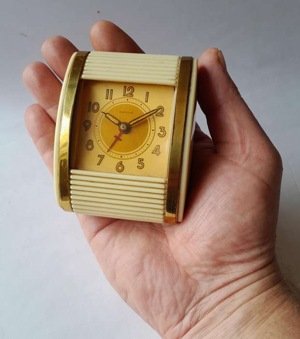 1950's Westclox Marilyn Monroe Bakelite Travel Alarm Clock