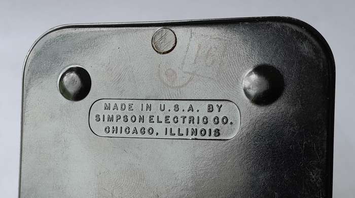 Vintage Frigidaire Multimeter.  Untested.