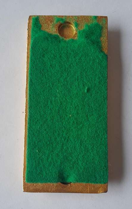 Vintage Gold Bar Shaped Paperweight.  Johannesburg Mining Company.