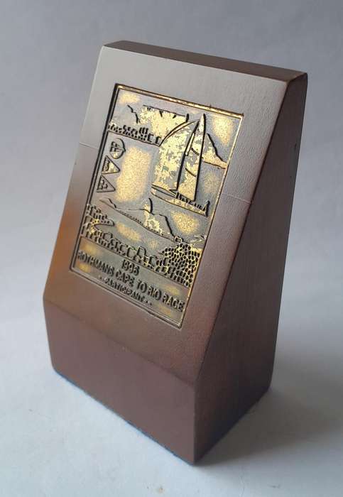 1996 Rothmans Cape To Rio Yacht Race Participant Trophy.