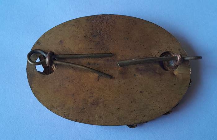WW2 British Army Warrant Officer Rank Badge (with Back Plate).