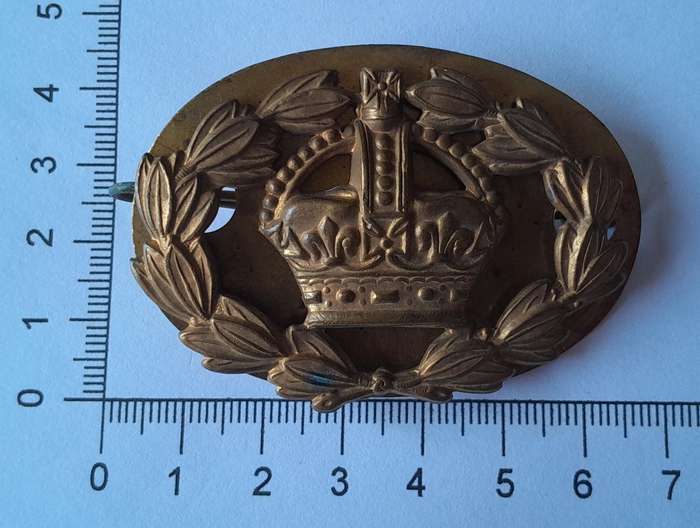WW2 British Army Warrant Officer Rank Badge (with Back Plate).