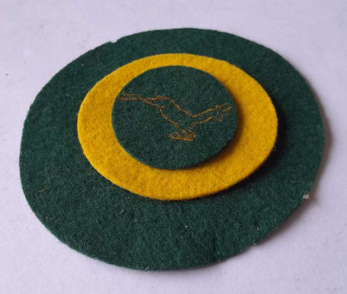 Rare Vintage Springbok Roundel Cloth Badge