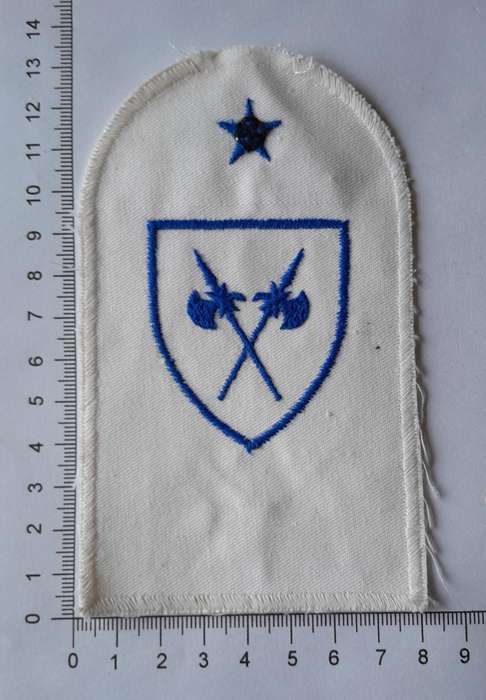 SADF Navy Security & Protection Large Mustering Badge.