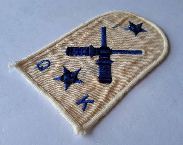 SADF Navy Quarters Armourer Gunner Large Mustering Badge.