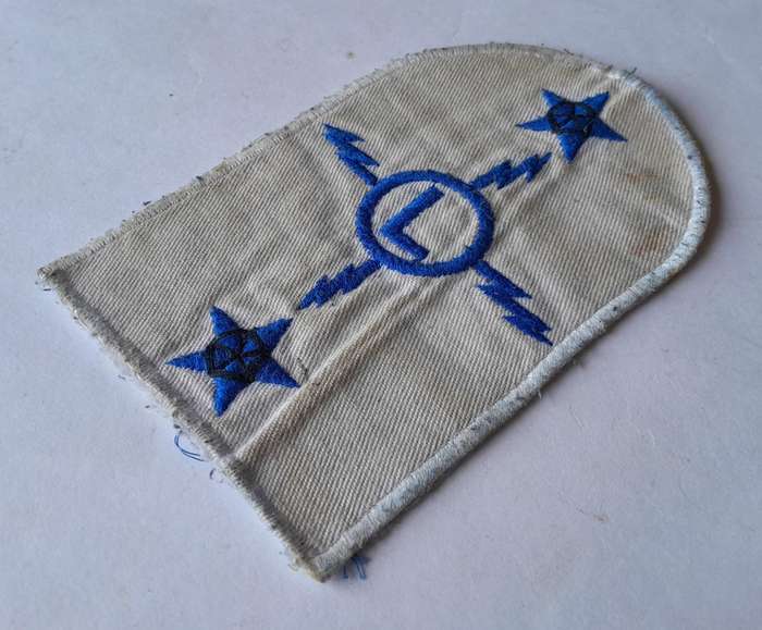 SADF Navy Electrical Fitter Large Mustering Badge.