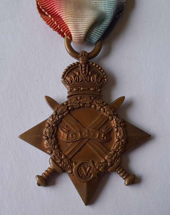 WW1 1914 - 1915 Star Medal to SPR. S. FUTCHER S.A.E.C. (South African Engineer Corps).
