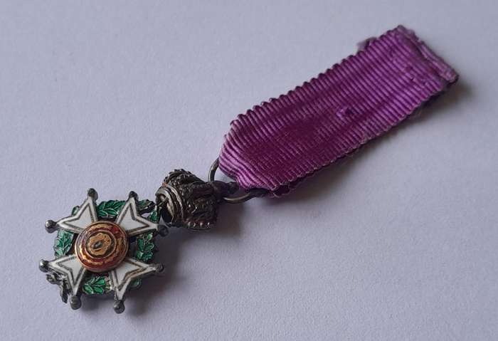 Belgium "Order of Leopold" Knight's Cross Miniature Medal.