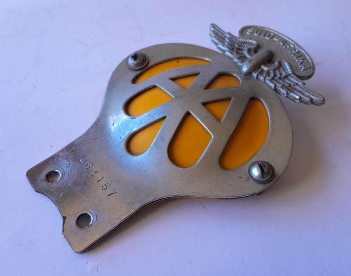 Original AA "Suid-Afrika" Car Badge.  No. L64157.