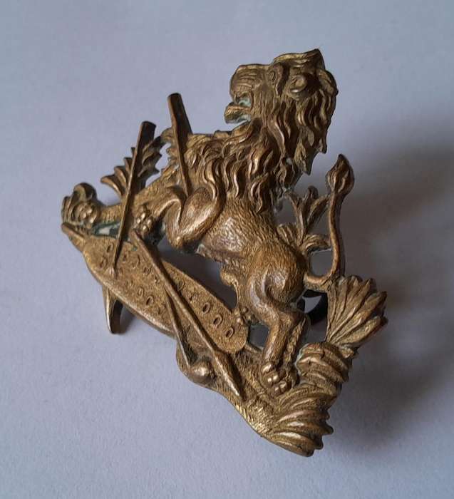Rhodesian BSAP (British South African Police) Helmet Badge. Firmin, London.