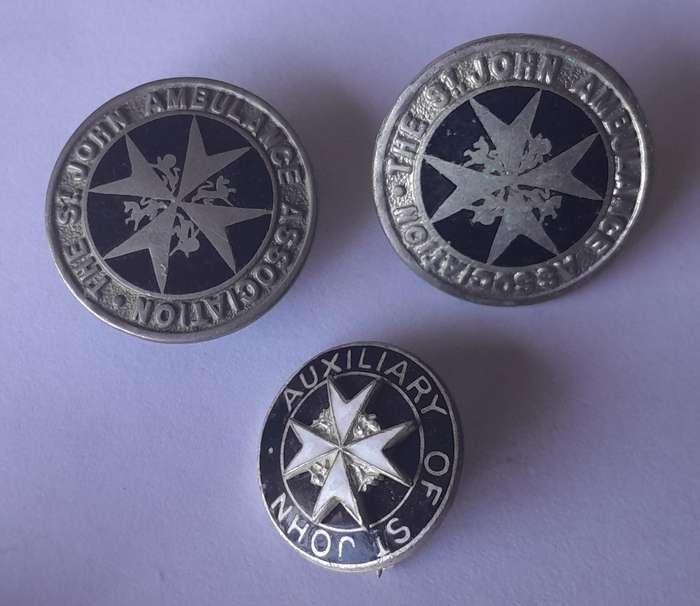 Collection of 8 x St. John's Ambulance Brigade Insignia.