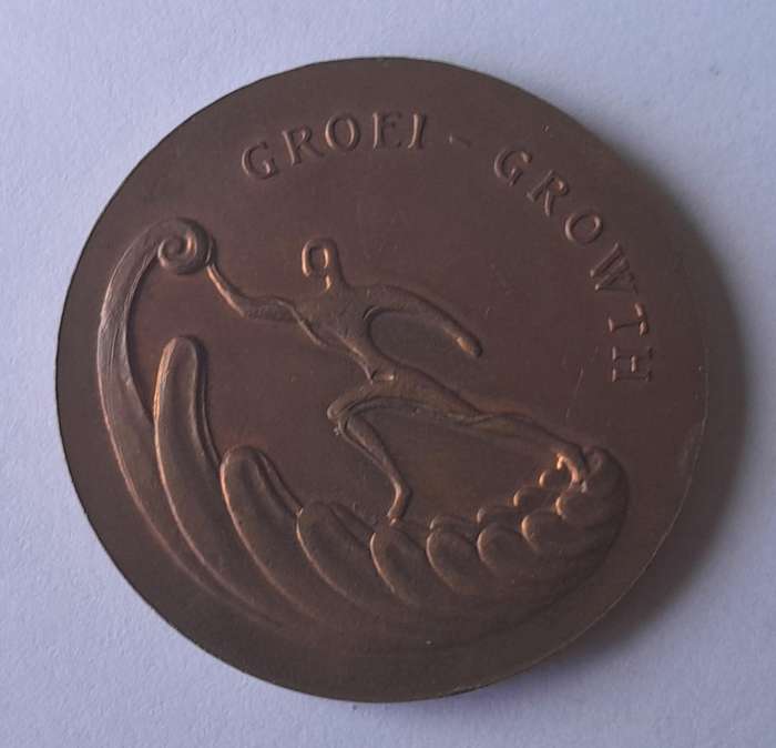 Set of 2 SA Medallions.  1961 Republic & 10 Years "Growth" (1971).
