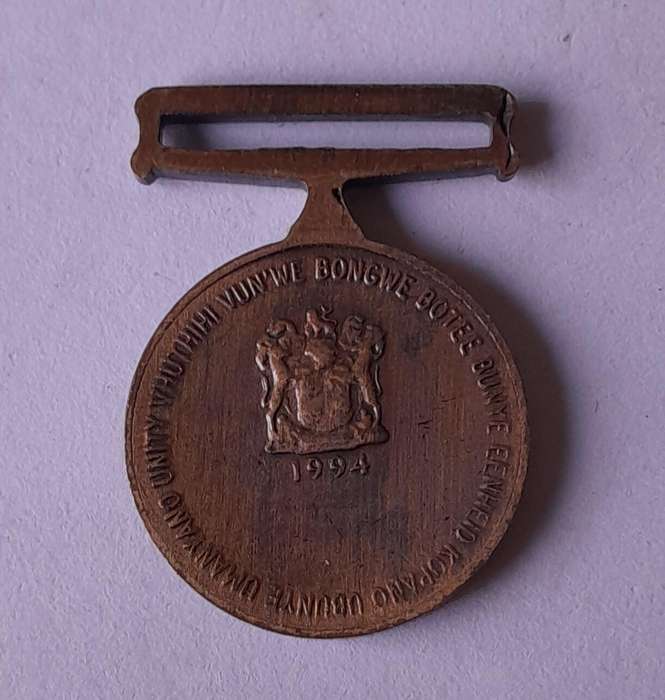 SADF Miniature Unitas Medal.  No Ribbon.