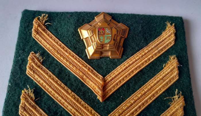 Early SA Prison Services Staff Sergeant Rank.