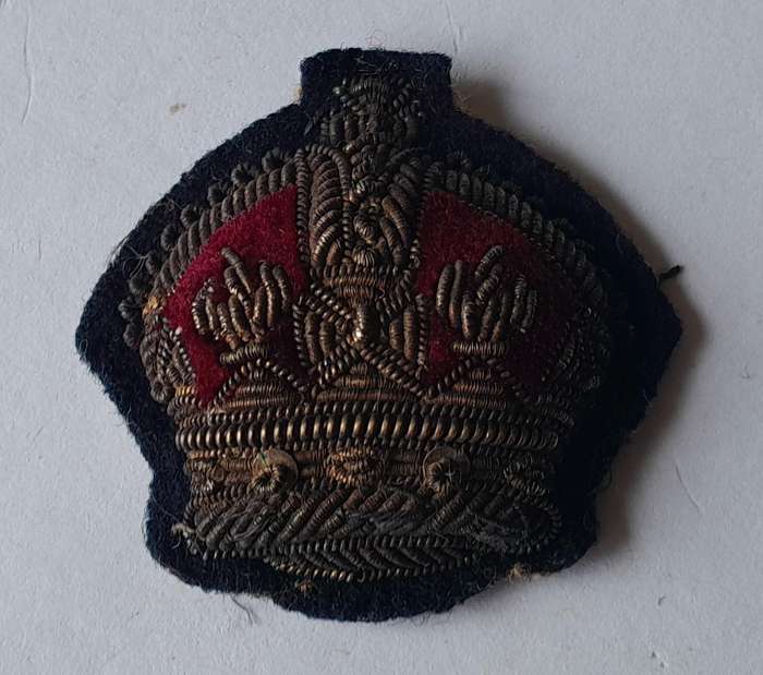 WW2 British Army Warrant Officer Bullion Badge.
