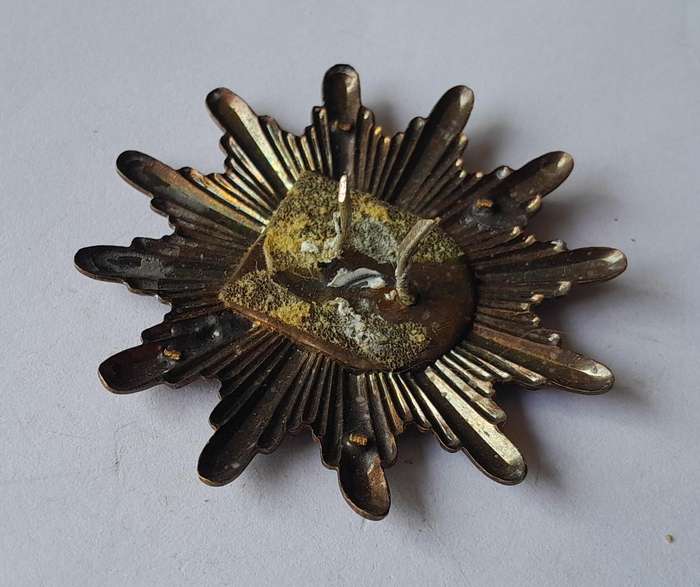 Original Vintage German Polizei Bavaria (Bavarian Police) Cap Badge.