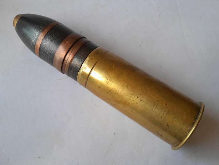 Boer War Vickers, Sons & Maxim 1 Pounder Pom-Pom 37mm Round (Inert). No International Shipping.