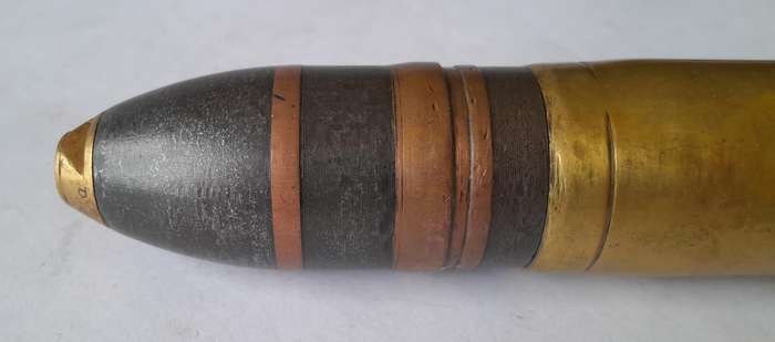 Boer War Vickers, Sons & Maxim 1 Pounder Pom-Pom 37mm Round (Inert). No International Shipping.