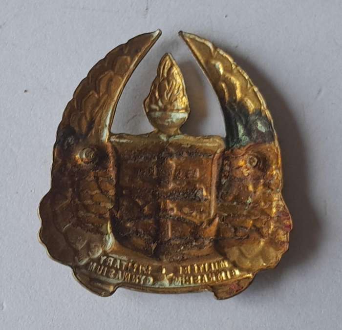 SADF Gymnasium Collar Badge.  No Lugs.