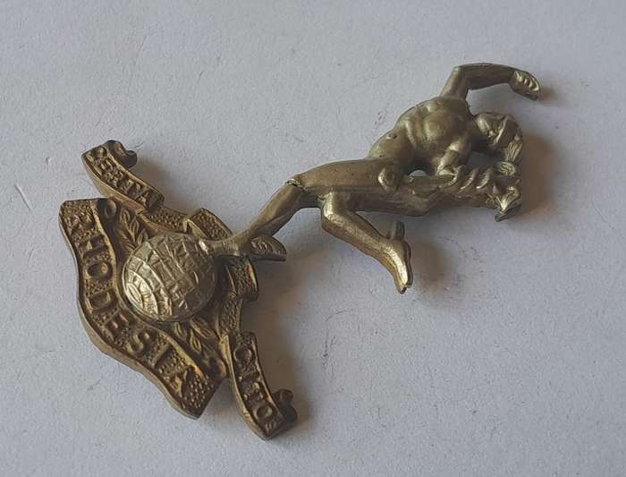 Rhodesian Army Corps of Signals Badge.  No Lugs.