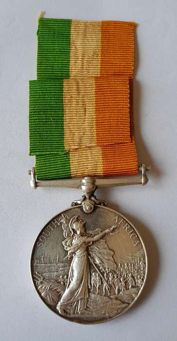 Boer War KSA Medal To "1089 CPL. J.S. CUSSANS COL : LT HORSE".