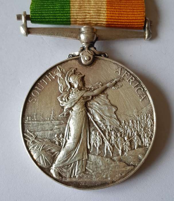 Boer War KSA Medal To "1089 CPL. J.S. CUSSANS COL : LT HORSE".