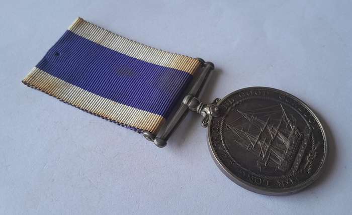 WW1 Royal Navy Long Service and Good Conduct Medal To "R.M.A. 10235 H.VASE. GNR. R.M.A." + Documents