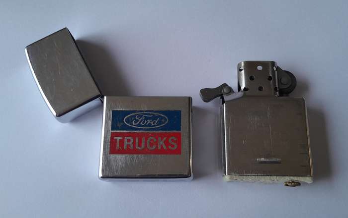 Vintage Zippo Ford Trucks Lighter.
