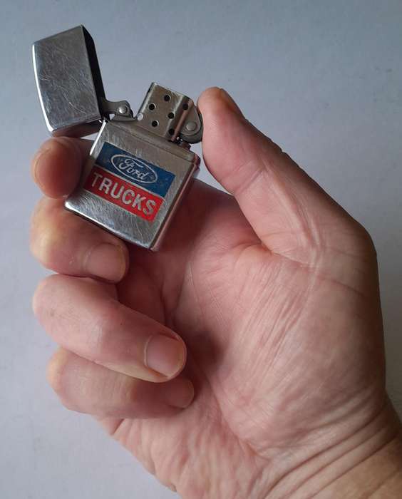 Vintage Zippo Ford Trucks Lighter.