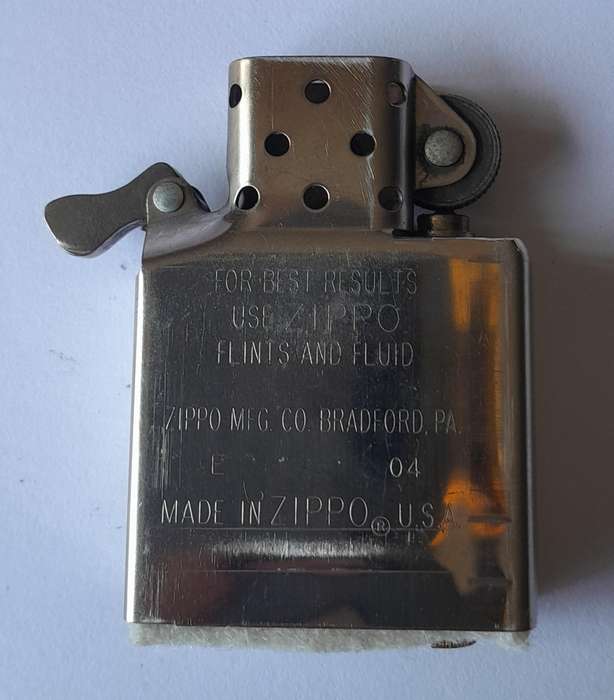 Vintage Zippo Harley Davidson Matt Black Lighter.