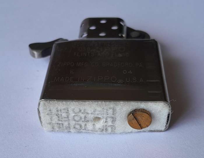 Vintage Zippo Harley Davidson Matt Black Lighter.