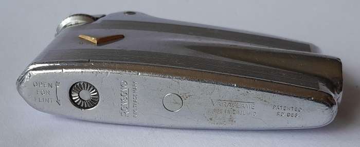 1950's Ronson Varaflame Butane Lighter.  Made In England.