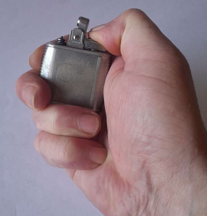 1950's Ronson Viking Butane Gas Lighter.  Made In England.