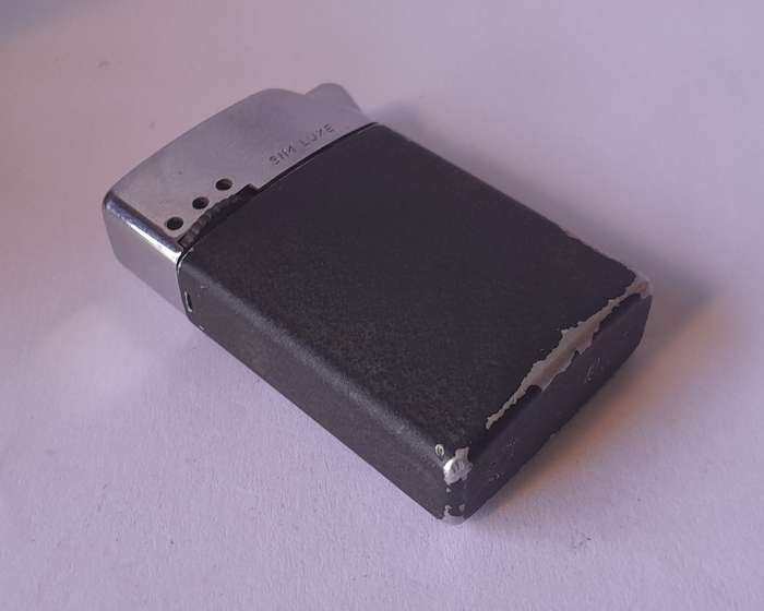 Vintage Austrian "Sim Luxe" Butane Gas Lighter.