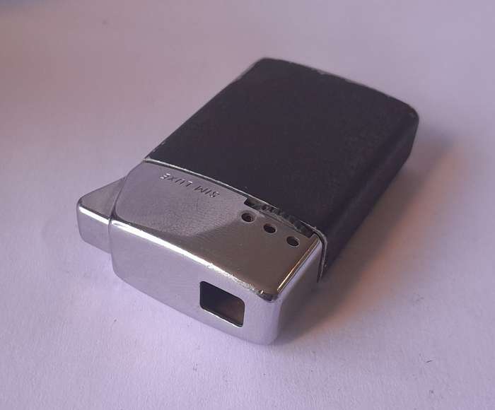Vintage Austrian "Sim Luxe" Butane Gas Lighter.