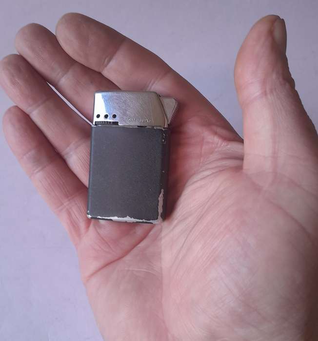 Vintage Austrian "Sim Luxe" Butane Gas Lighter.