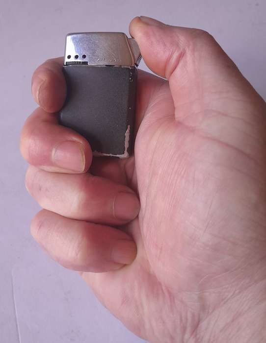 Vintage Austrian "Sim Luxe" Butane Gas Lighter.