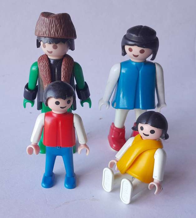 Large Collection Of 1974 Playmobil Geobra Figurines (1st Generation).  1 Bid For All.