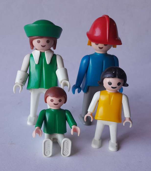 Large Collection Of 1974 Playmobil Geobra Figurines (1st Generation).  1 Bid For All.