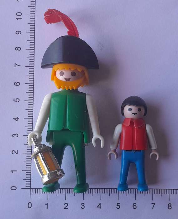 Large Collection Of 1974 Playmobil Geobra Figurines (1st Generation).  1 Bid For All.