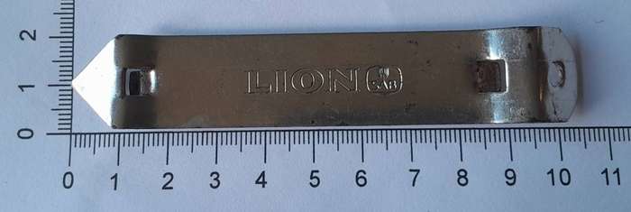 Vintage "Lion" Beer Metal Bottle Opener.