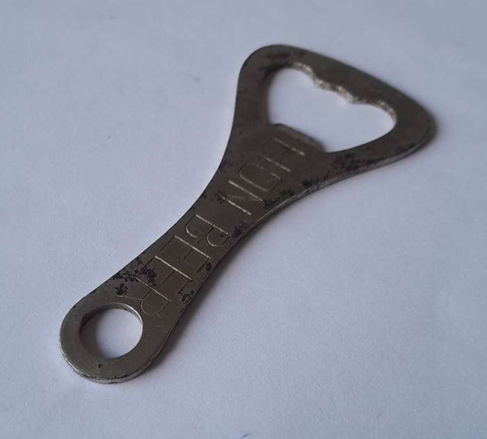 Vintage "Lion Beer" / "Lion Bier" Metal Bottle Opener.