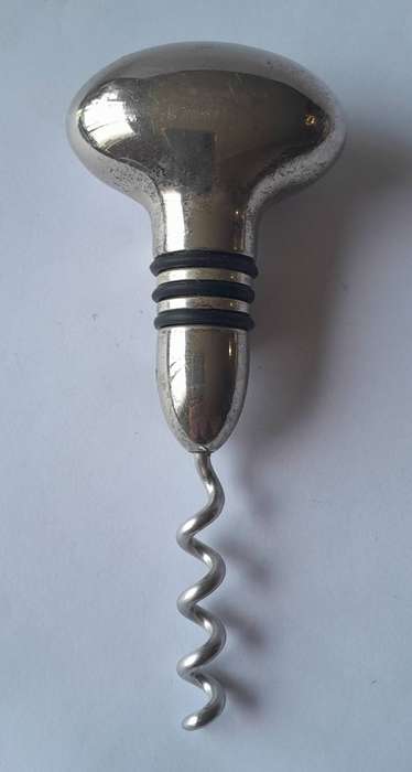 Vintage Solid Metal Sommelier Corkscrew / Bottle Opener.