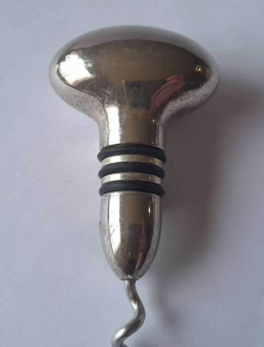 Vintage Solid Metal Sommelier Corkscrew / Bottle Opener.